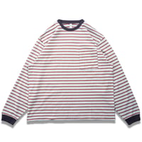 NOROLL"UNEVENNESS L/S TEE"［ORANGE］