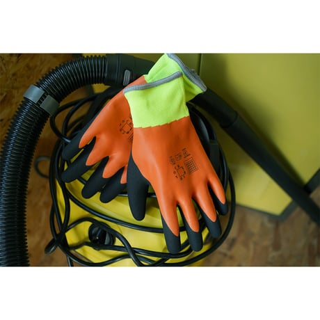 O- "RUBBERIZED GLOVE" ［ORANGE］
