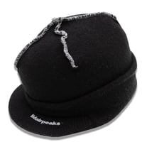 lidairpeaks"PEAK STITCH BEANIE"［BLACK］
