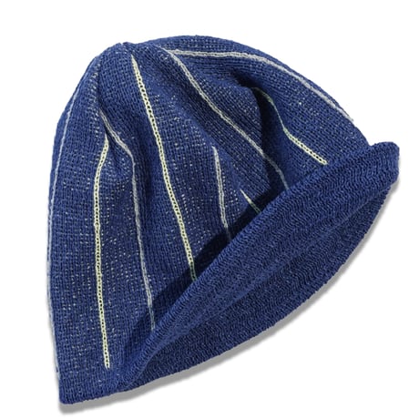 NOROLL"TWOFACE WASHI BEANIE"［BLUE］