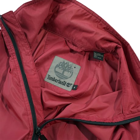 USED"90's TIMBERLAND PACKABLE NYLON PULLOVER JACKET"