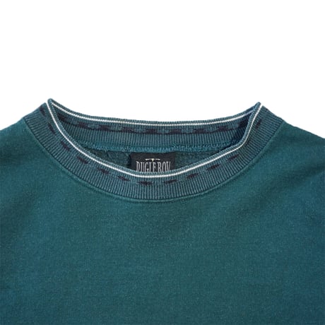 USED"90's BUGLE BOY RIB JACQUARD SWEAT"