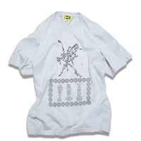 REPORT"世界 REPORT TEE"［ASH］