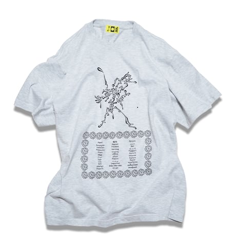 REPORT"世界 REPORT TEE"［ASH］