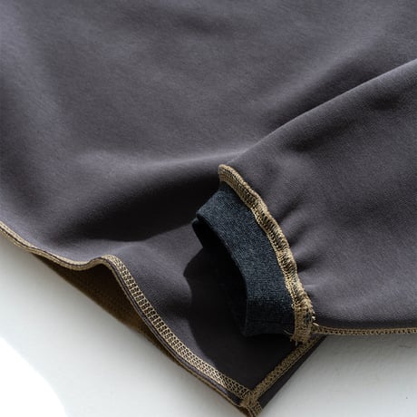 lidairpeaks"DF CREW NECK"［MUSTARD/GRAY］