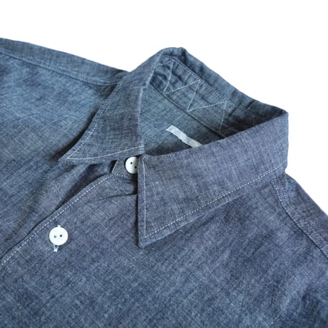 SOWBOW "FLAP POCKET WORK SHIRT / CHAMBRAY" ［INDIGO］