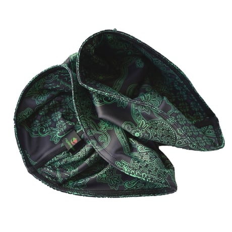 rajabrooke"BATIK NECK WARMER"［BLACK］