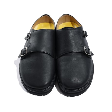 STOCK NO: ”DOUBLE MONK STRAP SHOES”［EXCLUSIVE FOR WF / BLACK］