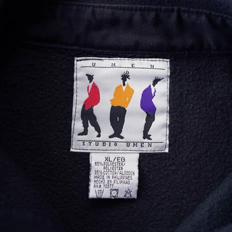 USED "90's UMEN STUDIO RUGBY SWEATSHIRT"