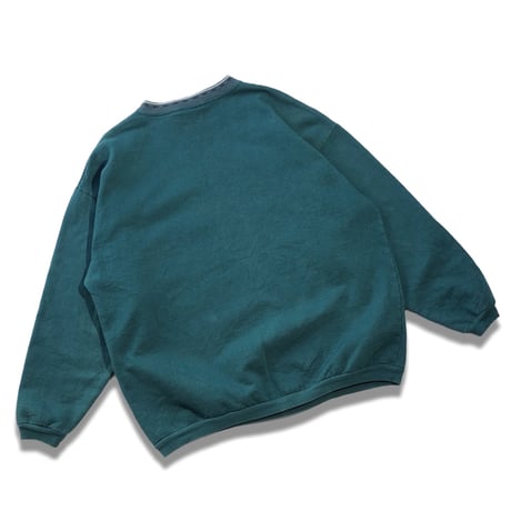 USED"90's BUGLE BOY RIB JACQUARD SWEAT"