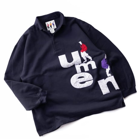 USED "90's UMEN STUDIO RUGBY SWEATSHIRT"