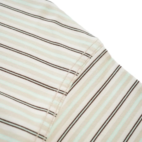 tone"DOUBLE STITCH SS T SHIRT"［BEIGE STRIPE］