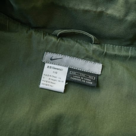 USED”00's NIKE FULL ZIP COTTON JACKET"