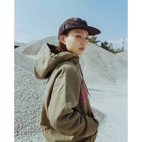 lidairpeaks"CYLINDER FLAP HAT"［BLACK］