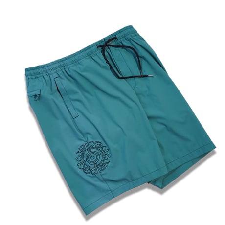 bedlam"TARGET OUTLINE SHORTS"［SAGE GREEN］