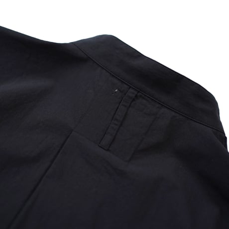 SOWBOW”FRONT TUCK PULLOVER SHIRT S/S"（COTTON SILK TYPEWRITER BLACK］