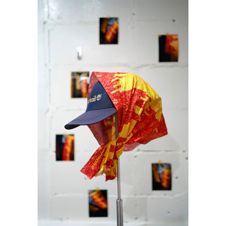 rajabrooke"ASIAN BATIK TENUGUI / WF別注"（RED×YELLOW）