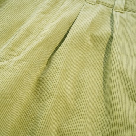 NOROLL"THICKWALK CORDS PANTS"［LIME GREEN］