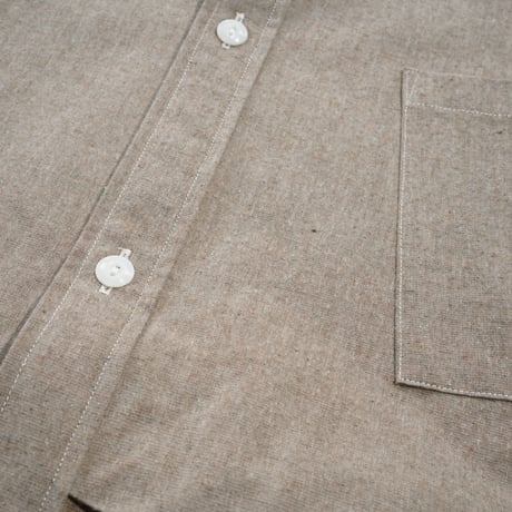 NOROLL"HWR WOOL WEATHER SHIRT"［BEIGE］