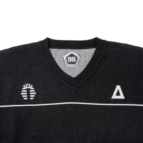 NEMES×QP　”98 HOCKEY KNIT" ［BLACK×GRAY］