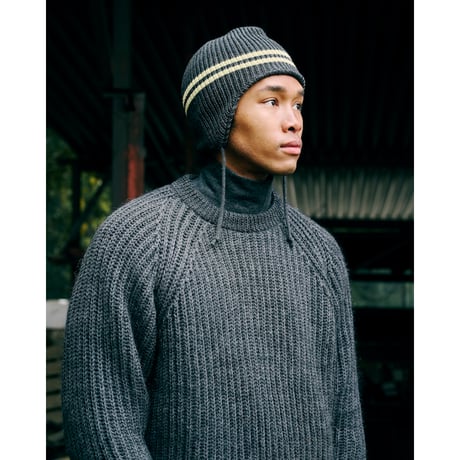tone"EARWARM WATCH CAP"［CHARCOAL］
