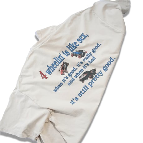 USED"00's DIXIE 4WHEEL DRIVES S/S TEE"