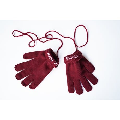 NOROLL"USUALLY GLOVE"［DARK RED］