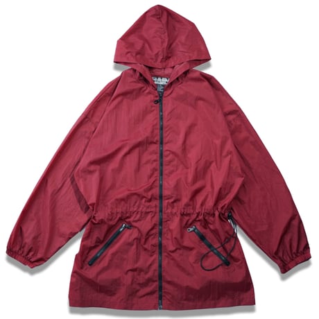 USED"90's~ RAIN ESSENTIALS NYLON HOODED JACKET"