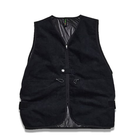 rajabrooke"CORDUROY VEST"［BLACK］