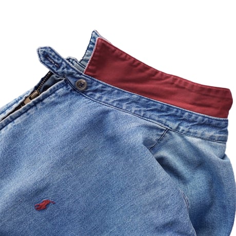 USED "80's~ POLO RALPH LAUREN DENIM DRIZZLER JACKET"