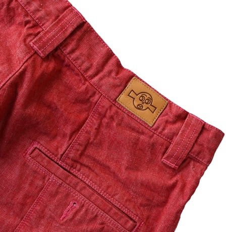 gourmet jeans"SNAP BUSH"（RED）