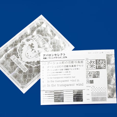 ホログラム箔見本セットD 6種