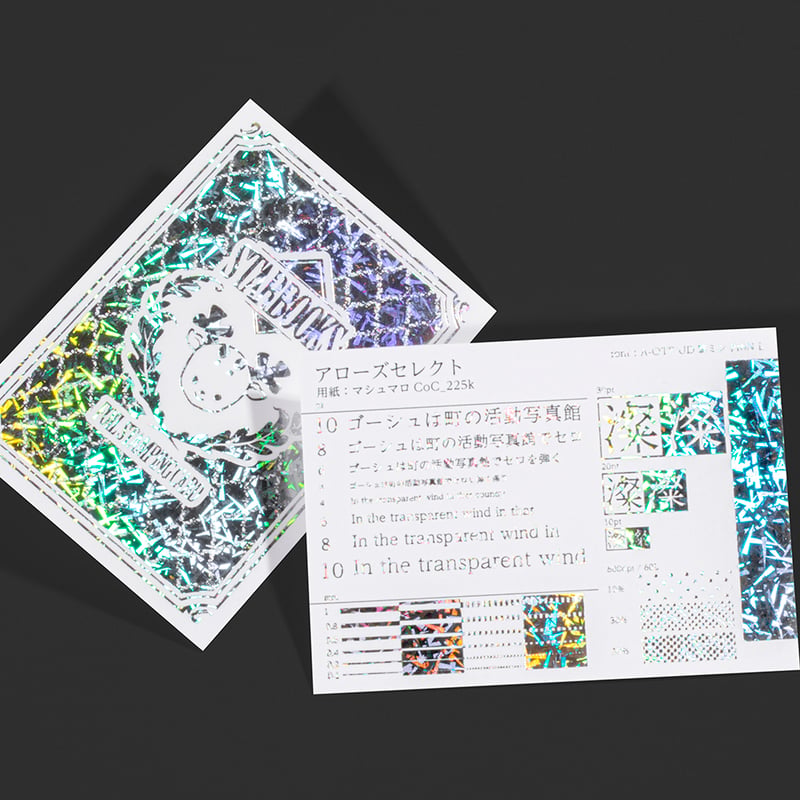 ホログラム箔見本セットC 6種 | STARBOOKS STORE