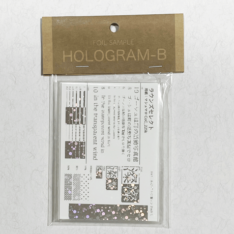 ホログラム箔見本セットB 6種