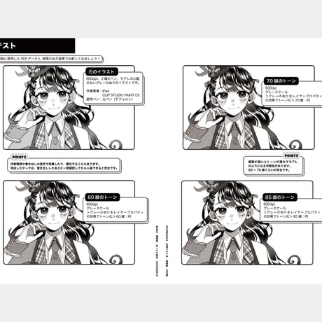 印刷テスト本セット（漫画編）