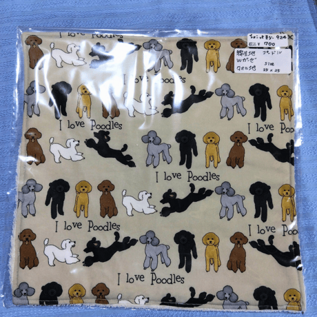 犬種ハンカチ大1️⃣