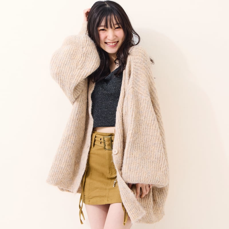 KARIN MIYAMOTO Collaboration Cardigan Beige | s