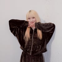 Short Velour Hoodie   Chocolate