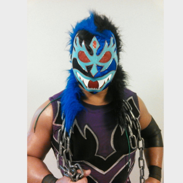 値下げ即決！獅龍 プロレスマスク 黒✖青 値下げ即決！獅龍 プロレスマスク 黒✖青 値下げ即決！獅龍 プロレス