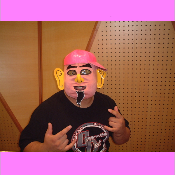 受注生産】菊タロー試合用マスクピンクキャップVer. LAGOCEAN製【本人