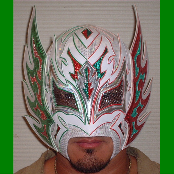 【プロレス　マスク】　サイン入り 直筆サイン入☆本物 新日本プロレス マスク キャプテン・ニュー