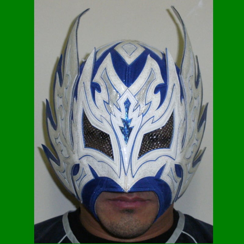 受注生産】ツバサ試合用マスク UltimoRetorno青Ver. LAGOCEAN製【本人
