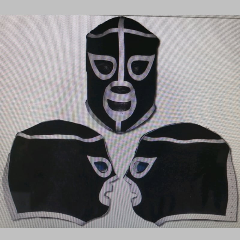 ブラックシャドー試合用マスク ウンベルト製 | プロレス総合商社R