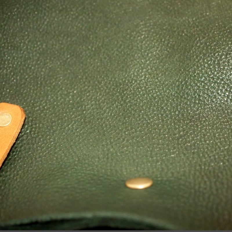 ハンドメイド 日本製 トートバッグ 本革 クリーマー加工 ダーク