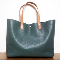 ハンドメイド ヌメ本革 トートバック クリーマー ブラウン 966 | Desire