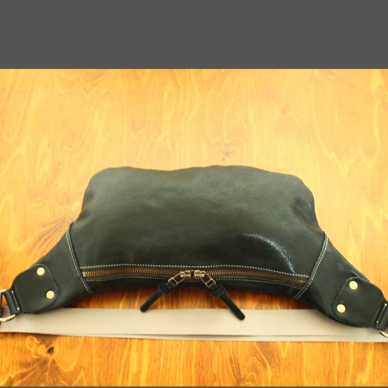 ハンドメイド 日本製 ヌメ本革 ボディバッグ クリーマー加工 匠