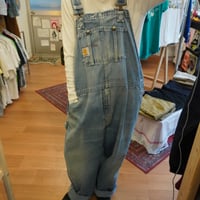 carhartt denim overall