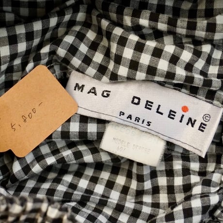 gingham check skirt
