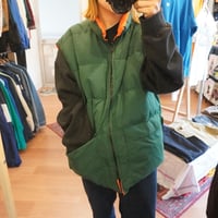 reversible down vest