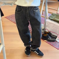 LUCKY STAR black denim
